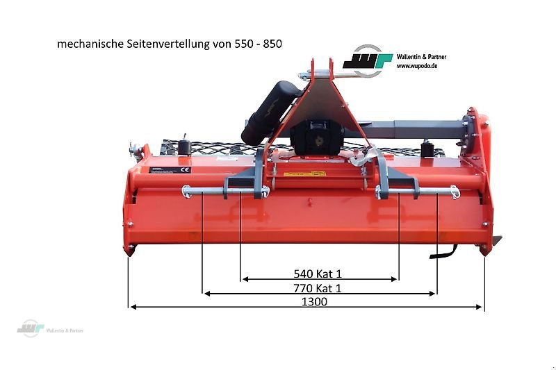 Bodenfräse του τύπου Wallentin & Partner Fräse | Umkehrfräse mit Feinkrümelwalze 1,25 m | stufenlos mechanisch Seitenverstellbar, Neumaschine σε Wesenberg (Φωτογραφία 3)